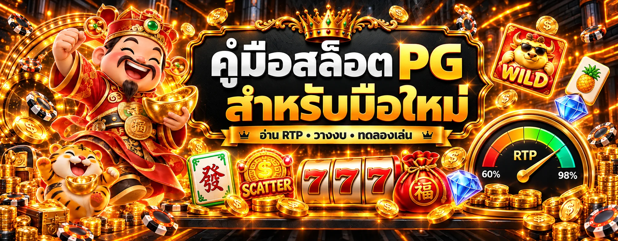 YOK789 คู่มือสล็อต PG สำหรับมือใหม่ อ่าน RTP